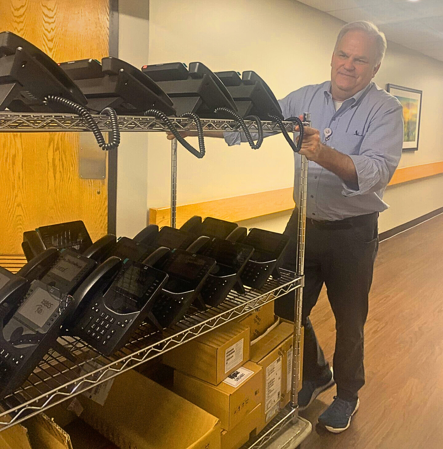 Ross pushing phones final